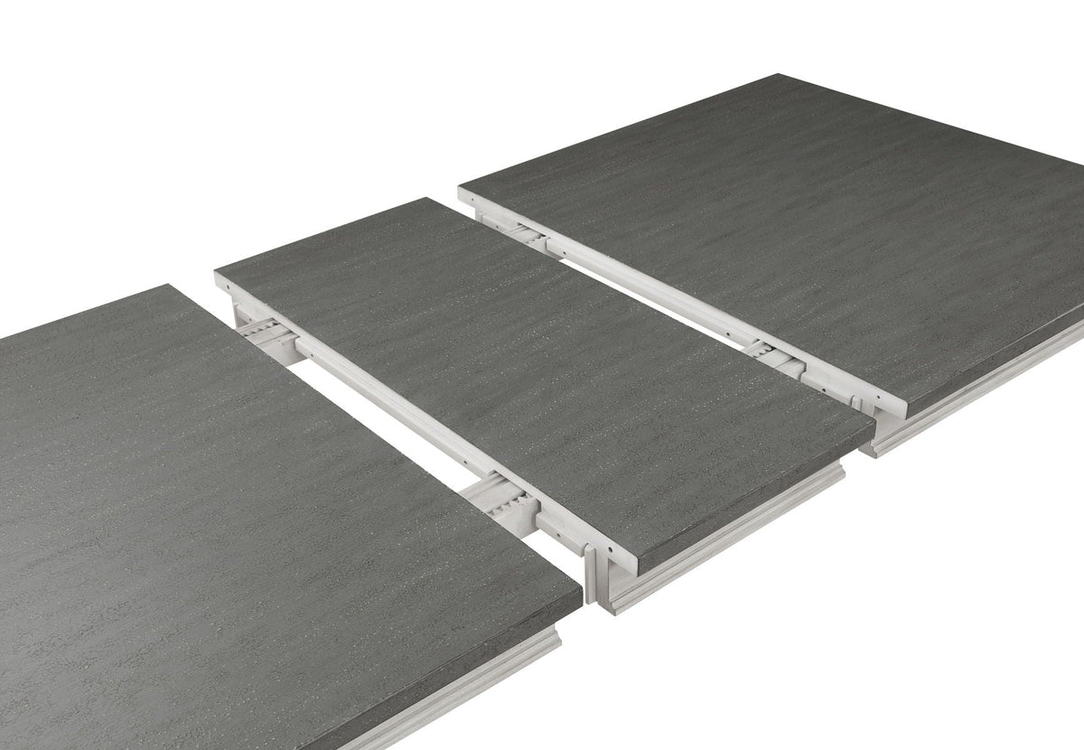 Katia - Dining Table With Leaf - Gray / White by Unique Piece Furniture