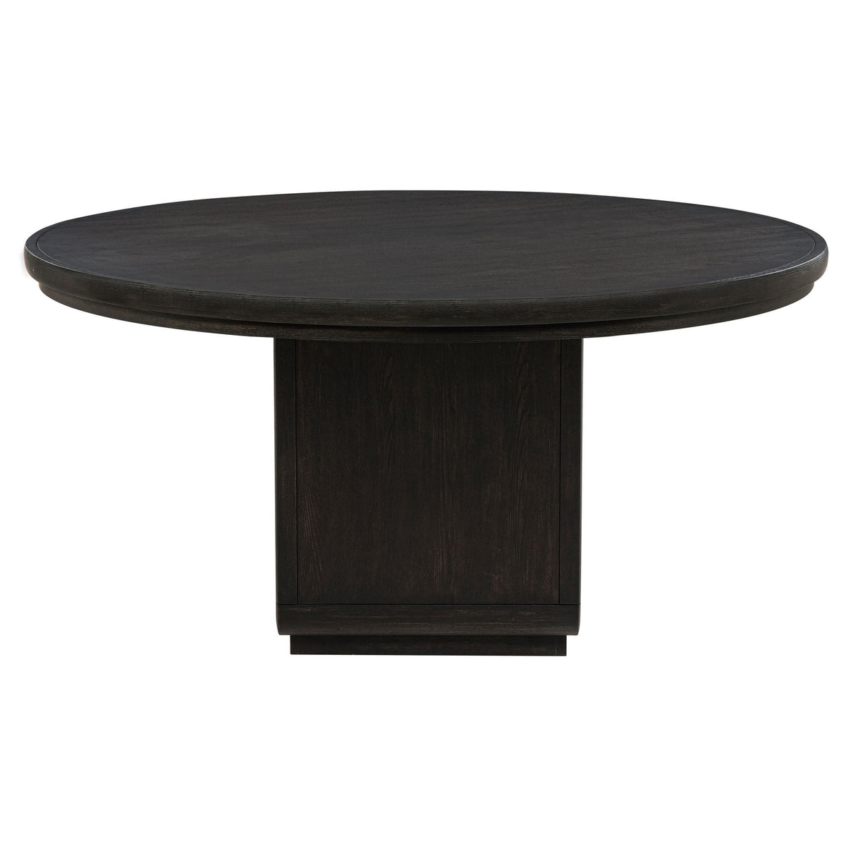 Leandro 60-inch Round Dining Table Burnished Black by Unique Piece Furniture