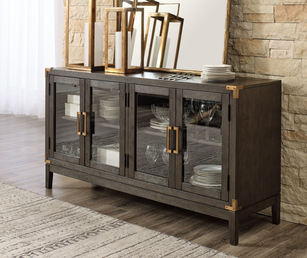 Burkhaus - Dining Room Server - Dark Brown by Unique Piece Furniture