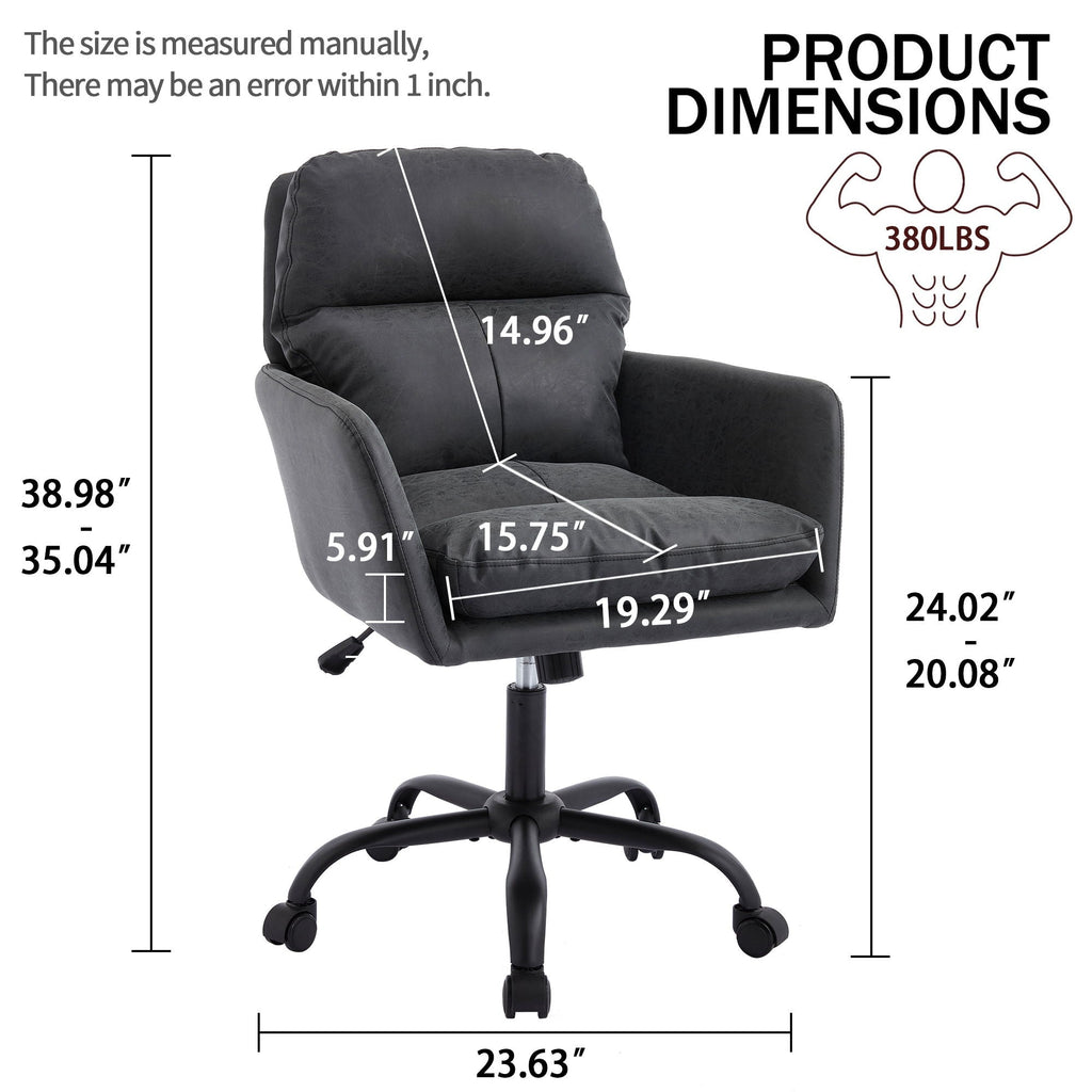 Office Chair With Adjustable Height, Ergonomic Design by Unique Piece Furniture