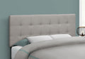Full Size Bed Headboard Only, Upholstered, Transitional - Gray by Unique Piece Furniture