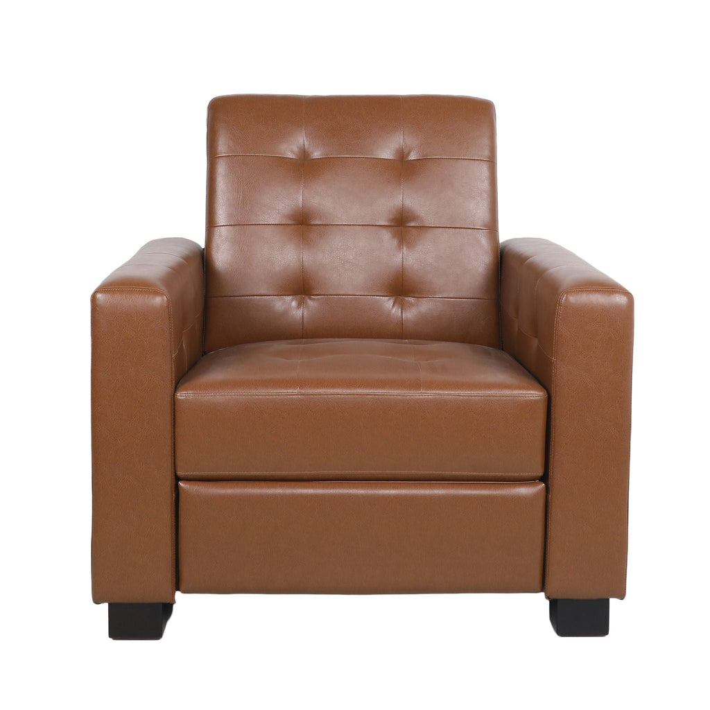 Langseth - Contemporary Tufted Pushback Recliner by Unique Piece Furniture
