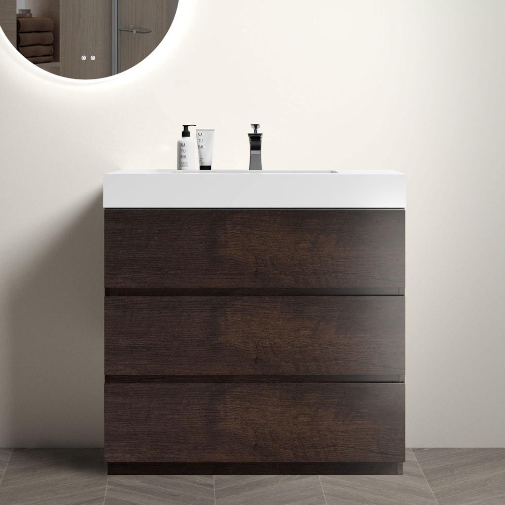 Alice - Bathroom Vanity With Large Storage, Freestanding by Unique Piece Furniture