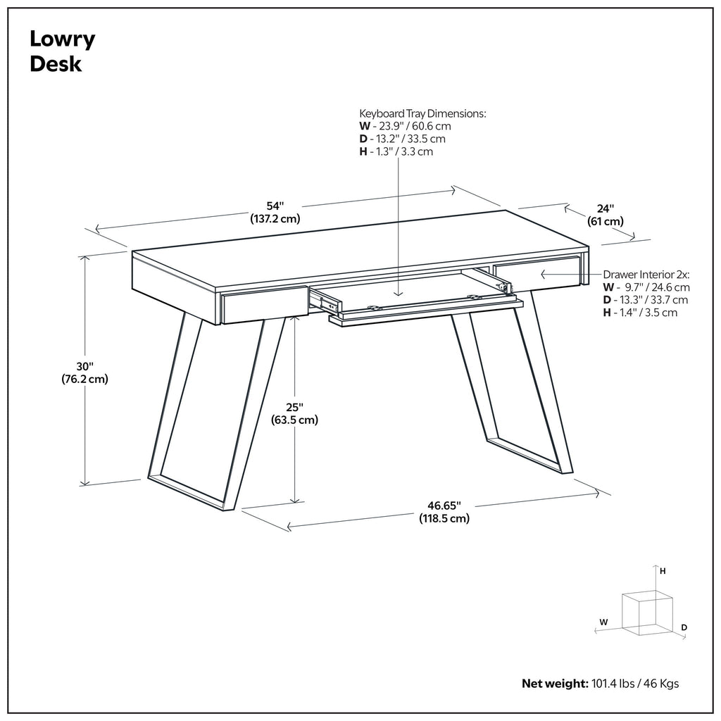 Lowry - Handcrafted Desk by Unique Piece Furniture