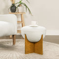 Bali - Round Upholstered Ottoman by Unique Piece Furniture