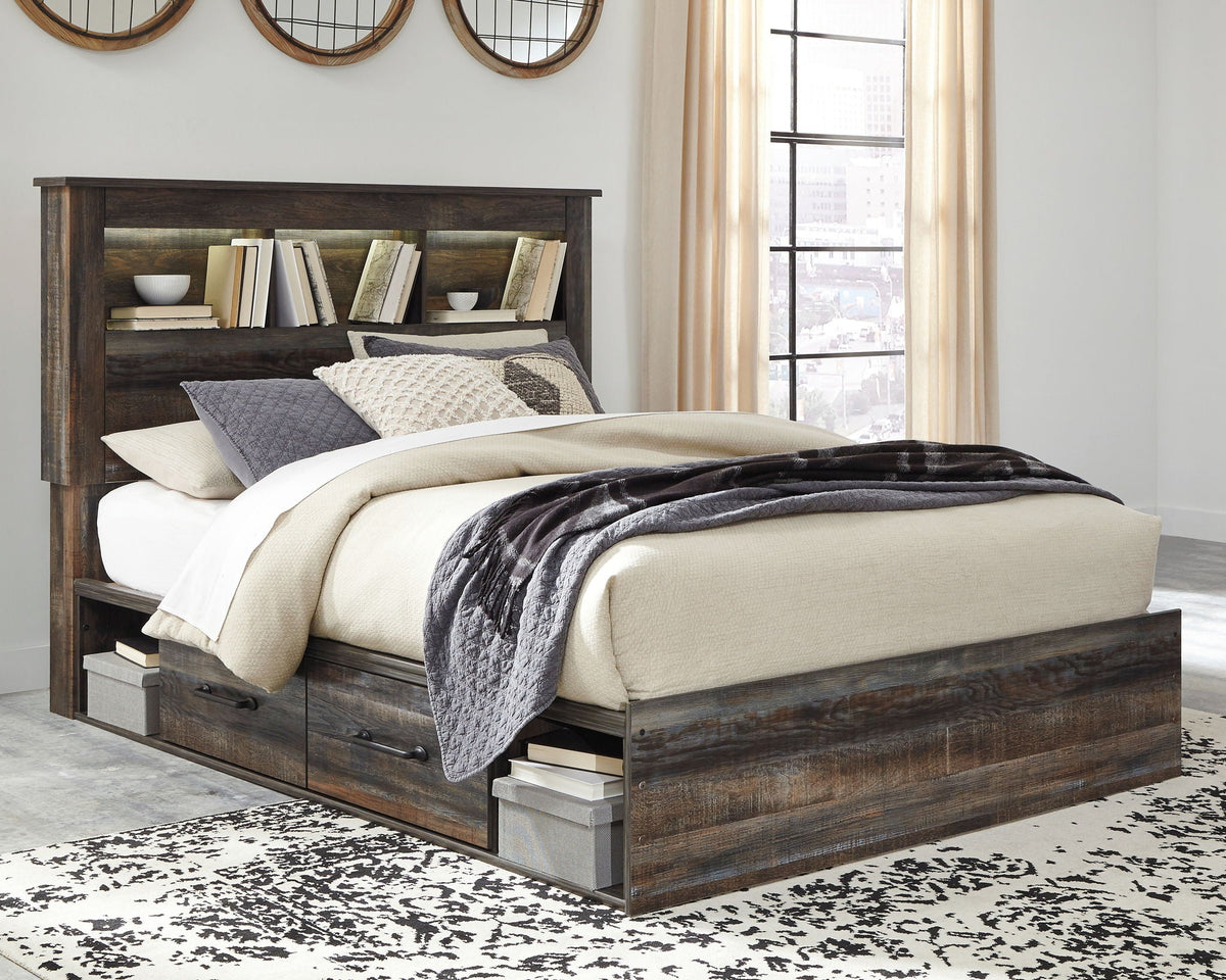 Drystan - Panel Bookcase Bed by Unique Piece Furniture