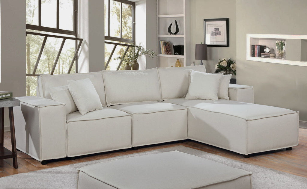 Harvey - Sofa With Reversible Chaise by Unique Piece Furniture