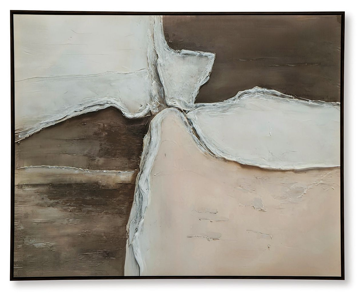Junward - Wall Art - Brown / Tan / White by Unique Piece Furniture