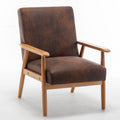 Wide Arm Chair - Brown by Unique Piece Furniture