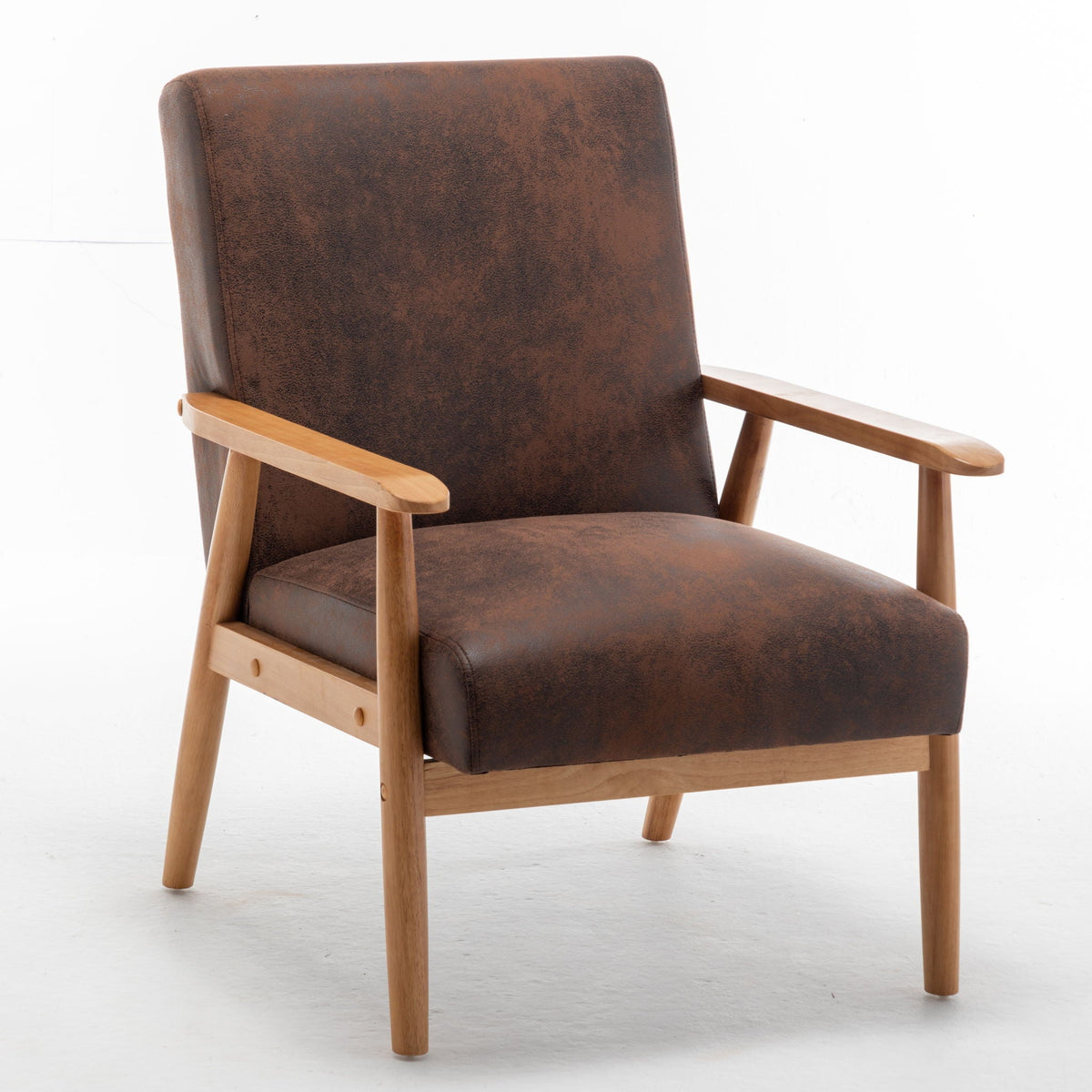 Wide Arm Chair - Brown by Unique Piece Furniture