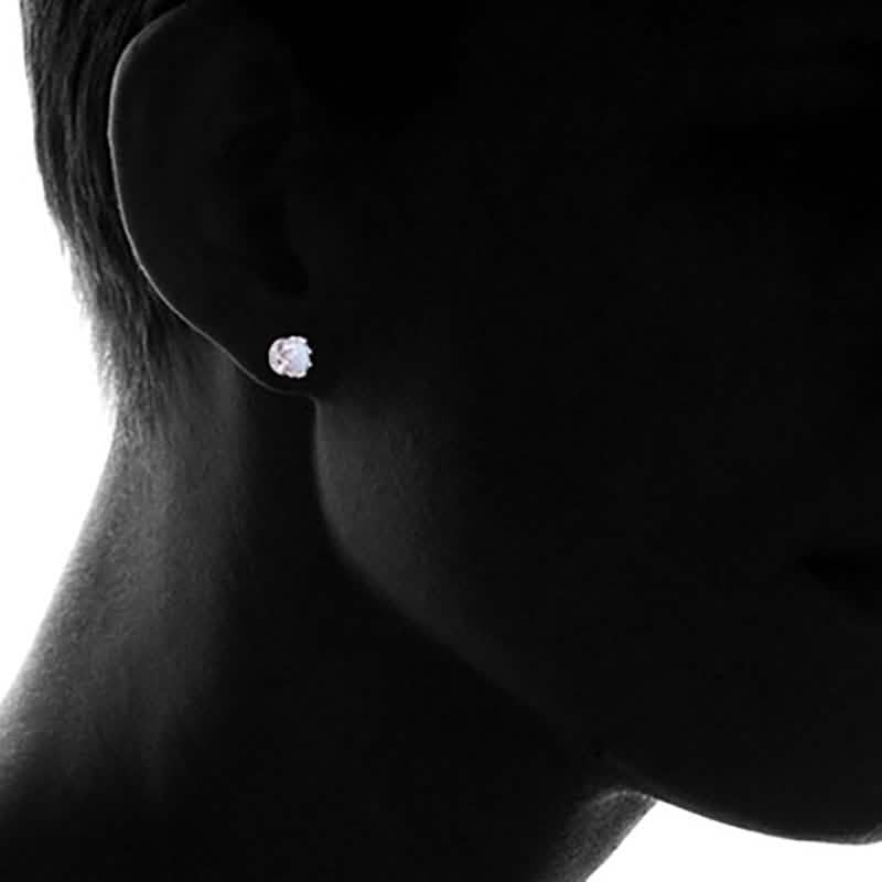 2.00 CTW Genuine Opal Crown Stud Earrings by DailySale