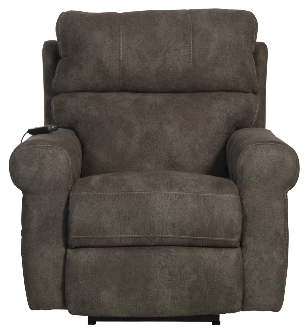 Tranquility - Power Headrest Power Lay Flat Reclining With CR3 Heat / Massage / Lumbar - Pewter by Unique Piece Furniture