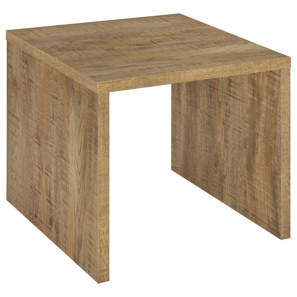 Canoga Engineered Wood Accent Side End Table Mango by Unique Piece Furniture