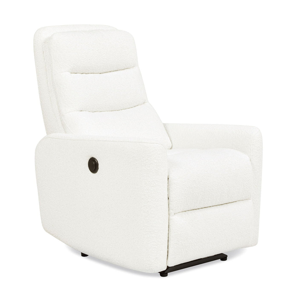 Bloomy - High Back Power Recliner Motion Chair - Chiffon White by Unique Piece Furniture