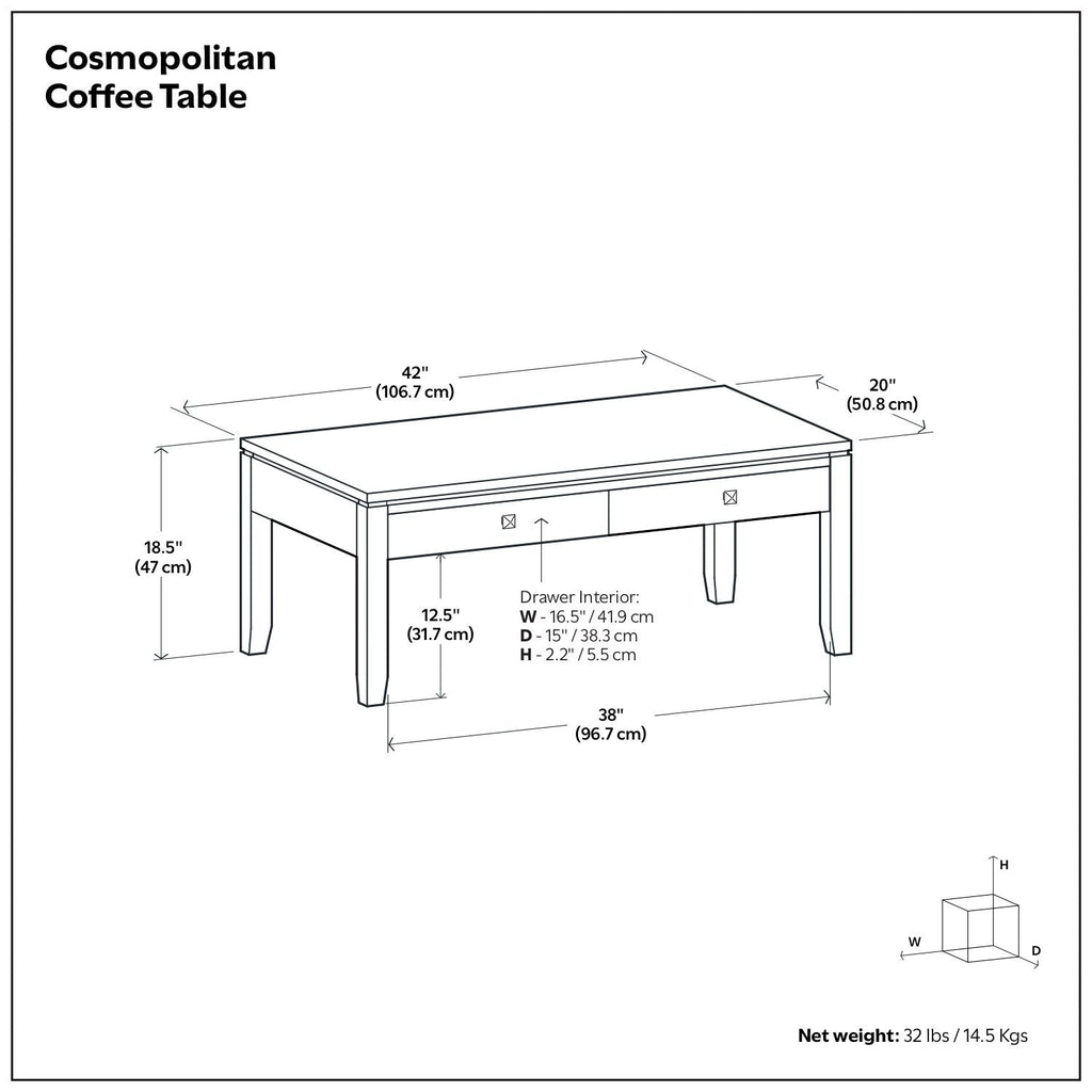 Cosmopolitan - Multipurpose Table by Unique Piece Furniture