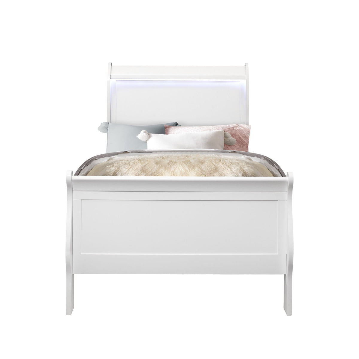 Charlston - Bed With LED by Unique Piece Furniture