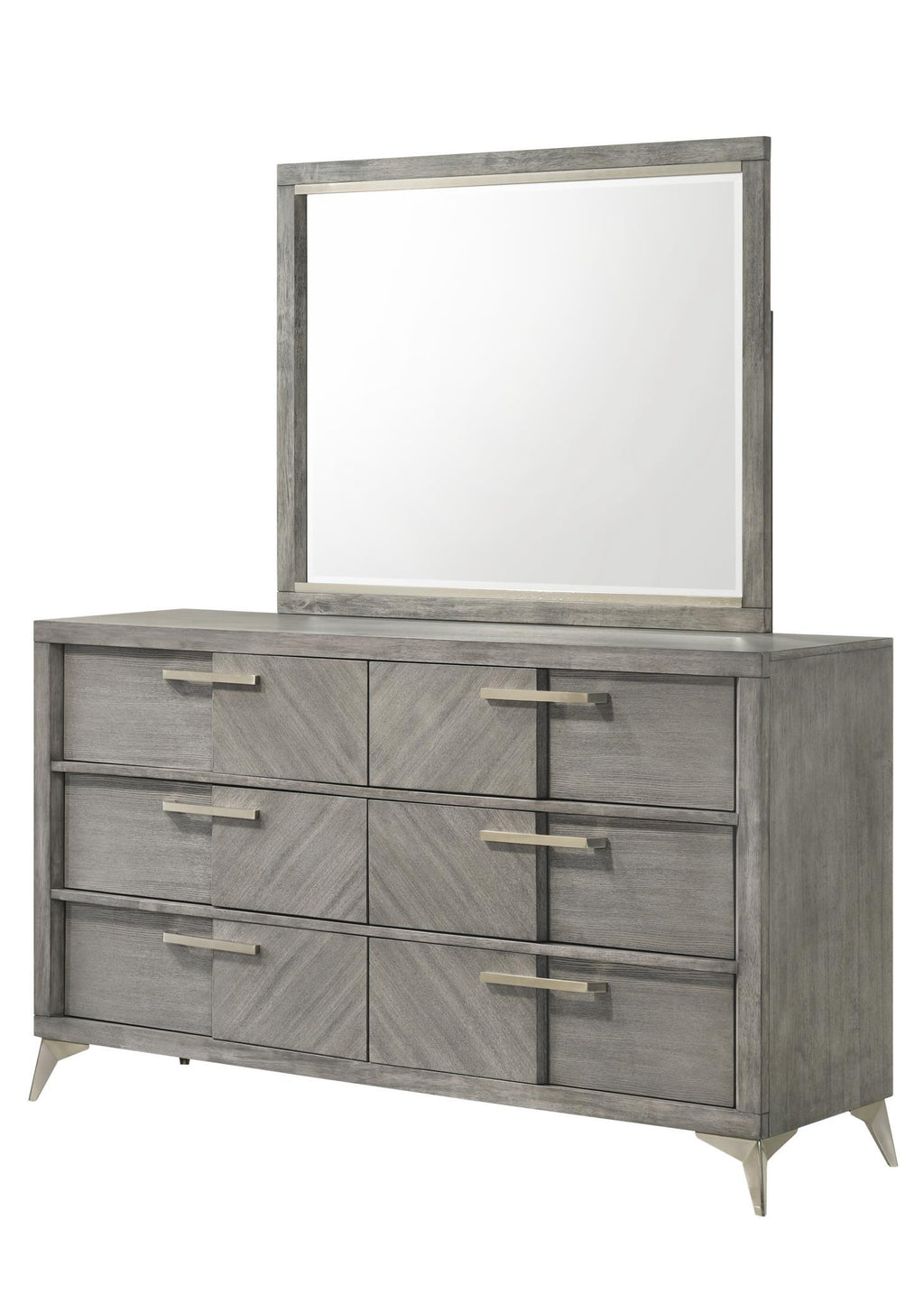 Landscape Mirror - Gray by Unique Piece Furniture
