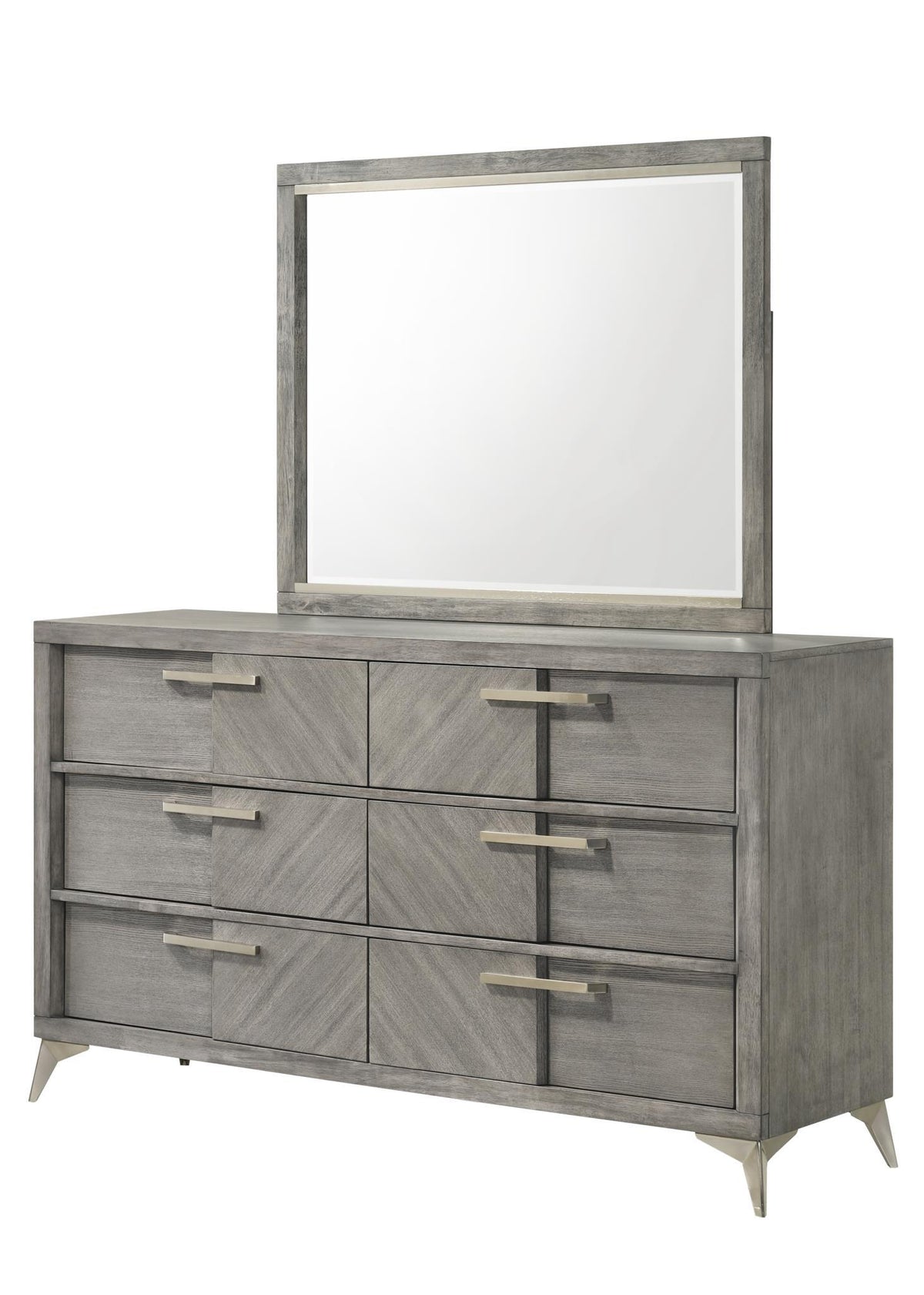 Landscape Mirror - Gray by Unique Piece Furniture