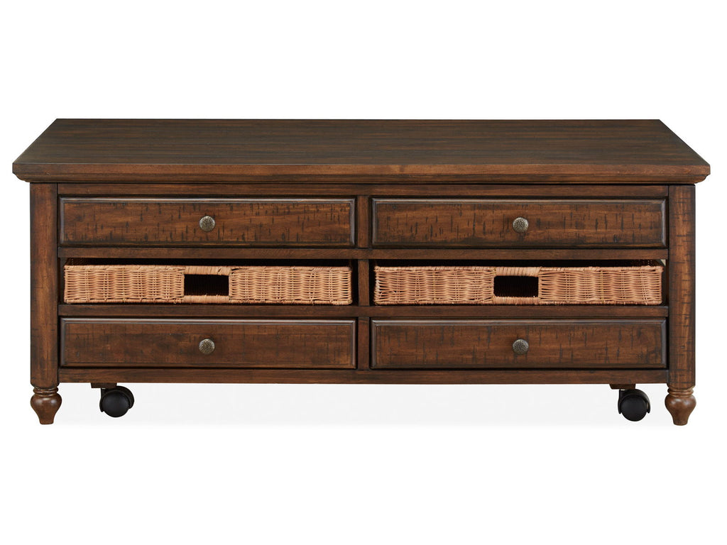 Cottage Lane - Wood Rectangular Lift-top Cocktail Table - Coffee by Unique Piece Furniture