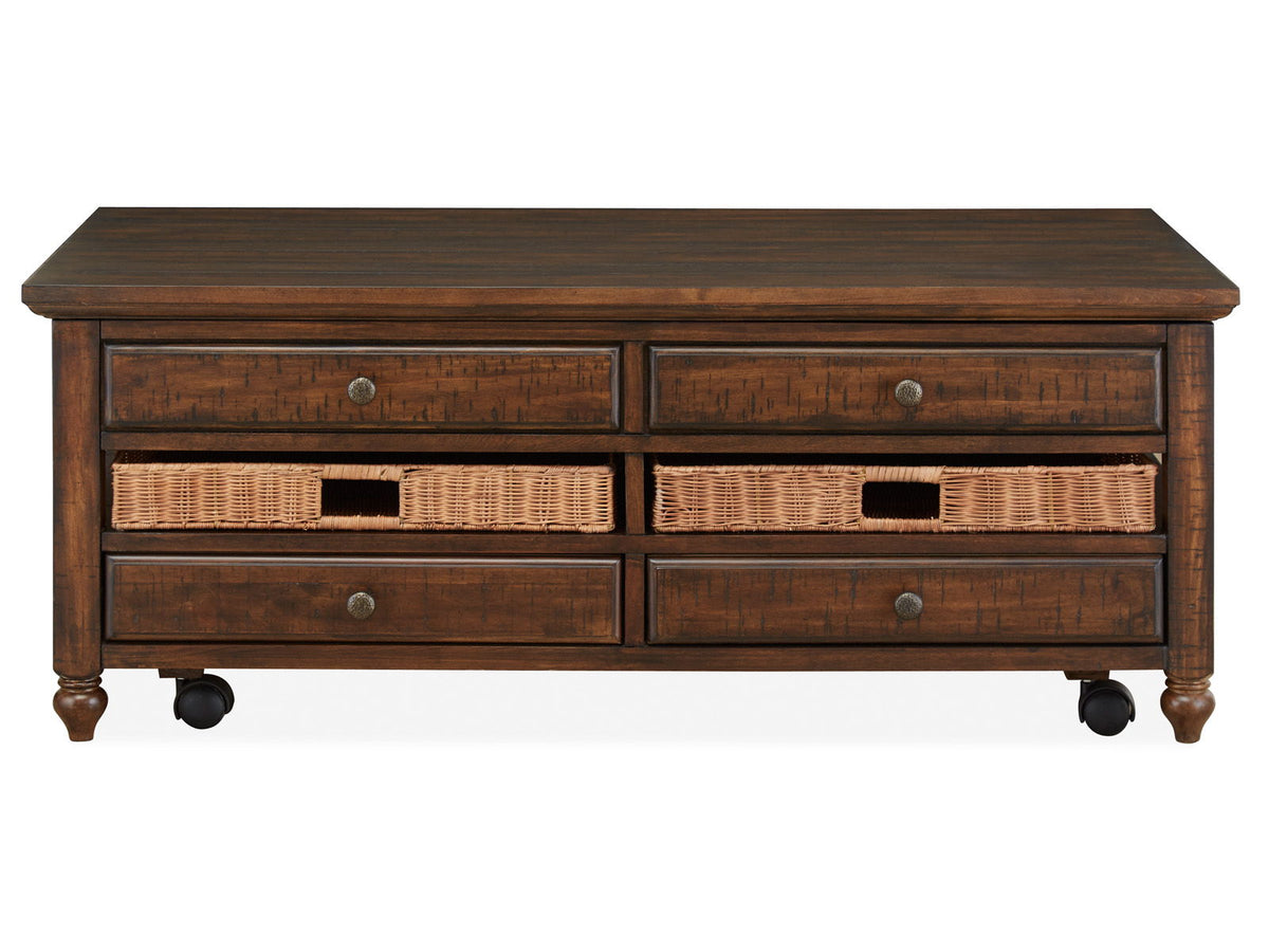 Cottage Lane - Wood Rectangular Lift-top Cocktail Table - Coffee by Unique Piece Furniture