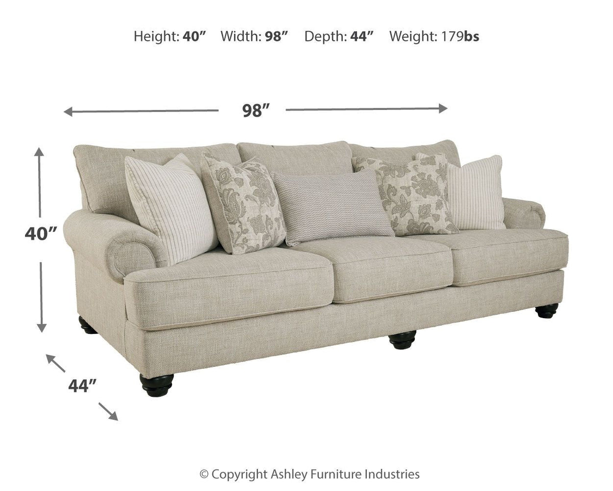 Asanti - Sofa - Fog by Unique Piece Furniture