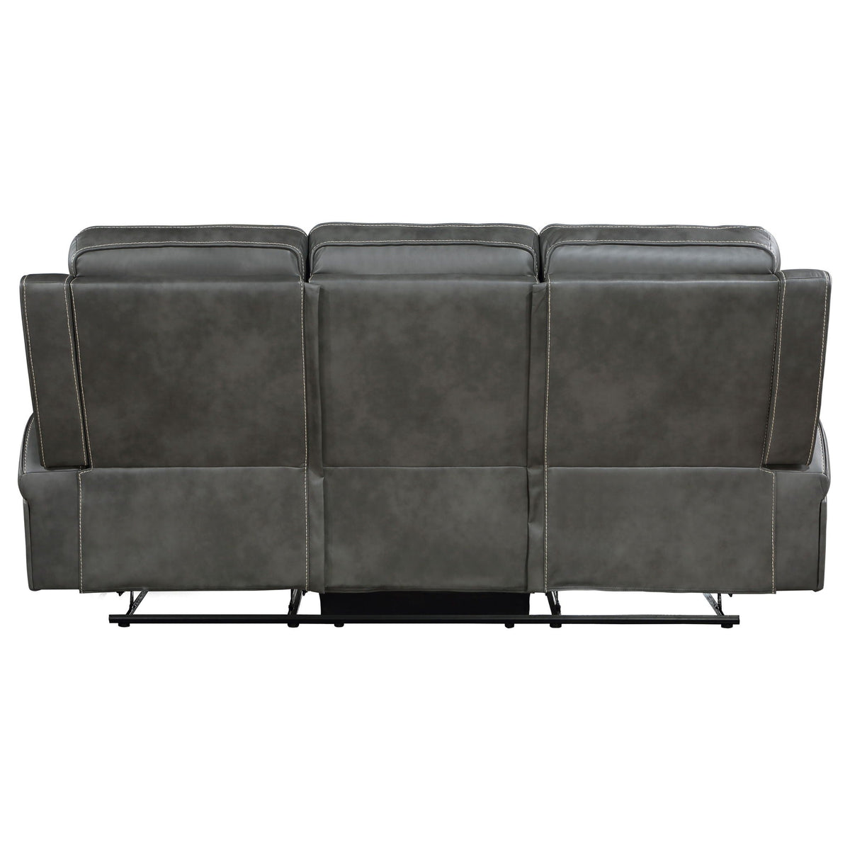 Raelynn Upholstered Track Arm Motion Sofa Grey by Unique Piece Furniture