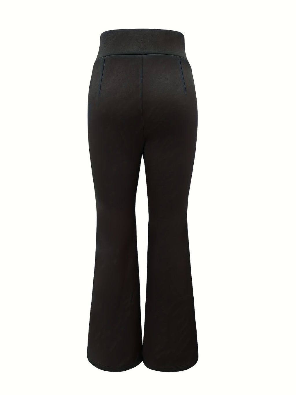 LuxeStyle Lace Up Slit Bootcut Pants – Stylish Crisscross Design See size chart under “more details” by The Fashion Celestial