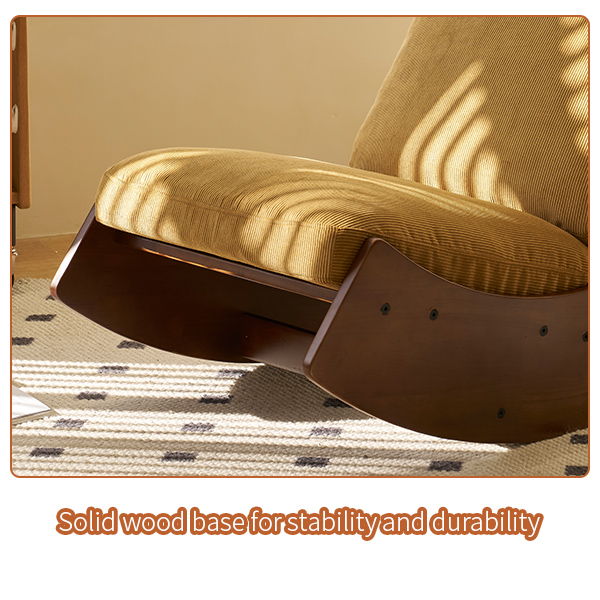 Comfortable High-Quality Upholstery Glider Rocking Chair by Unique Piece Furniture
