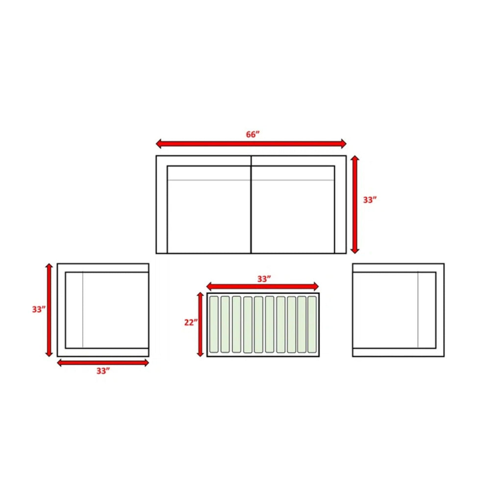 Stylish Sofa Seating Group With Cushions Perfect For Outdoor Gatherings by Unique Piece Furniture