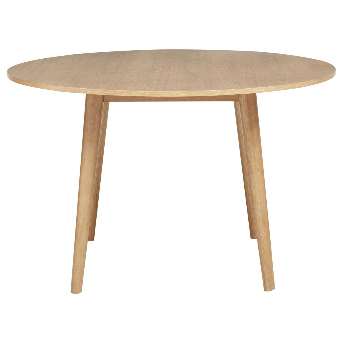 Andrews 5-piece Round Dining Table Set Light Ash and Black by Unique Piece Furniture
