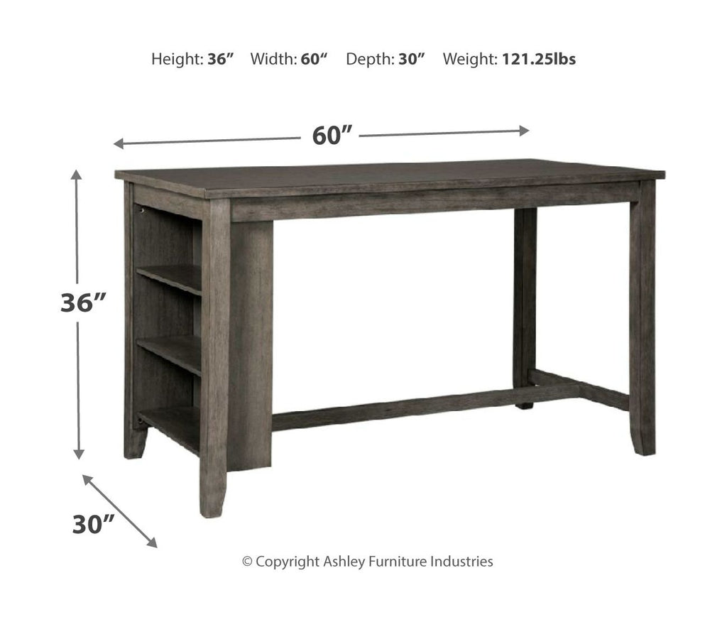 Caitbrook - Rectangular Counter Table Set by Unique Piece Furniture