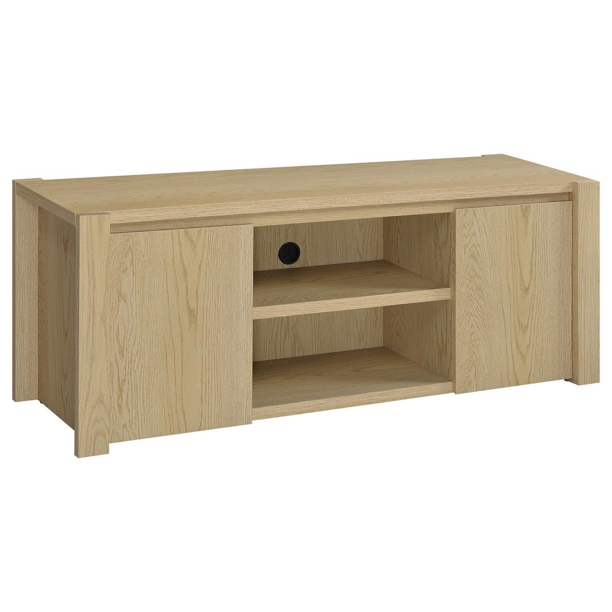 Laurelton 3-piece Entertainment Center TV Stand Light Oak by Unique Piece Furniture