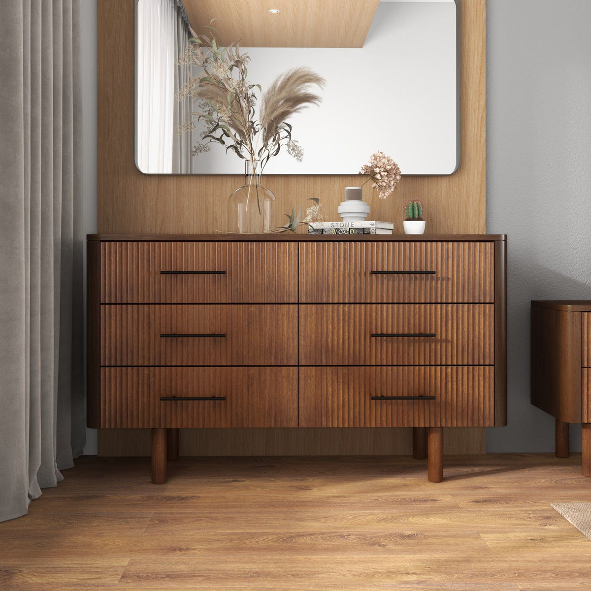 Logan - Dresser With 6 Drawers - Brown by Unique Piece Furniture