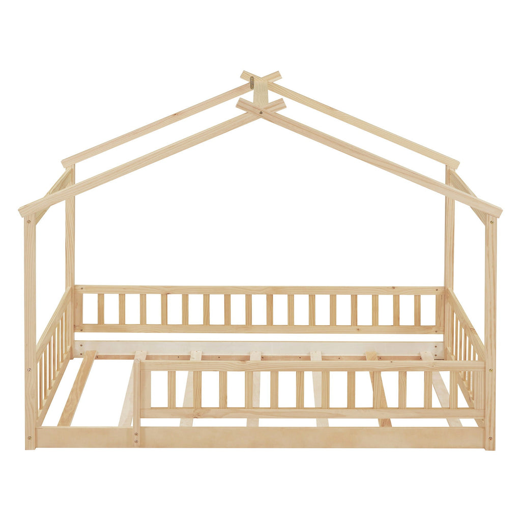 Bed House Bed Frame With Fence by Unique Piece Furniture