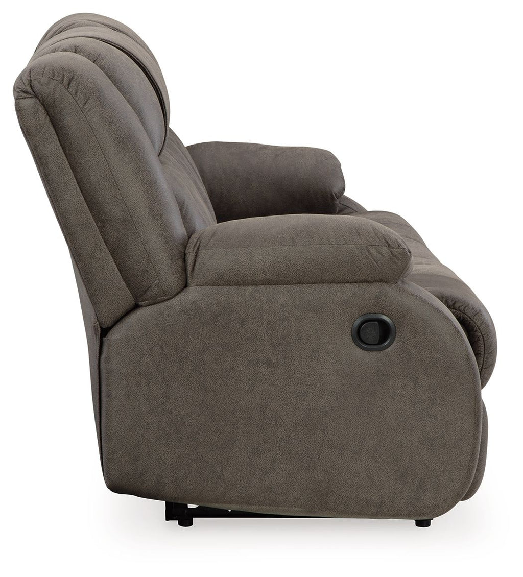 First Base - Reclining Sofa - Gunmetal by Unique Piece Furniture