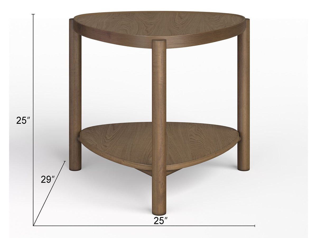 Hadleigh - Shaped Accent End Table by Unique Piece Furniture