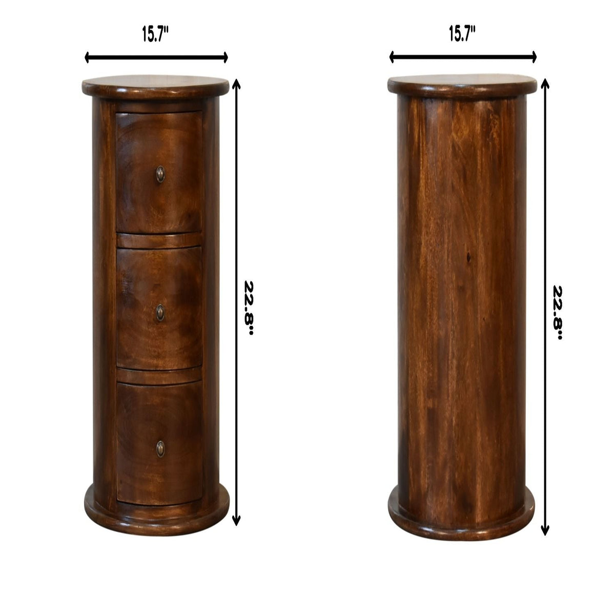 3 Drawer Drum - Chestnut by Unique Piece Furniture