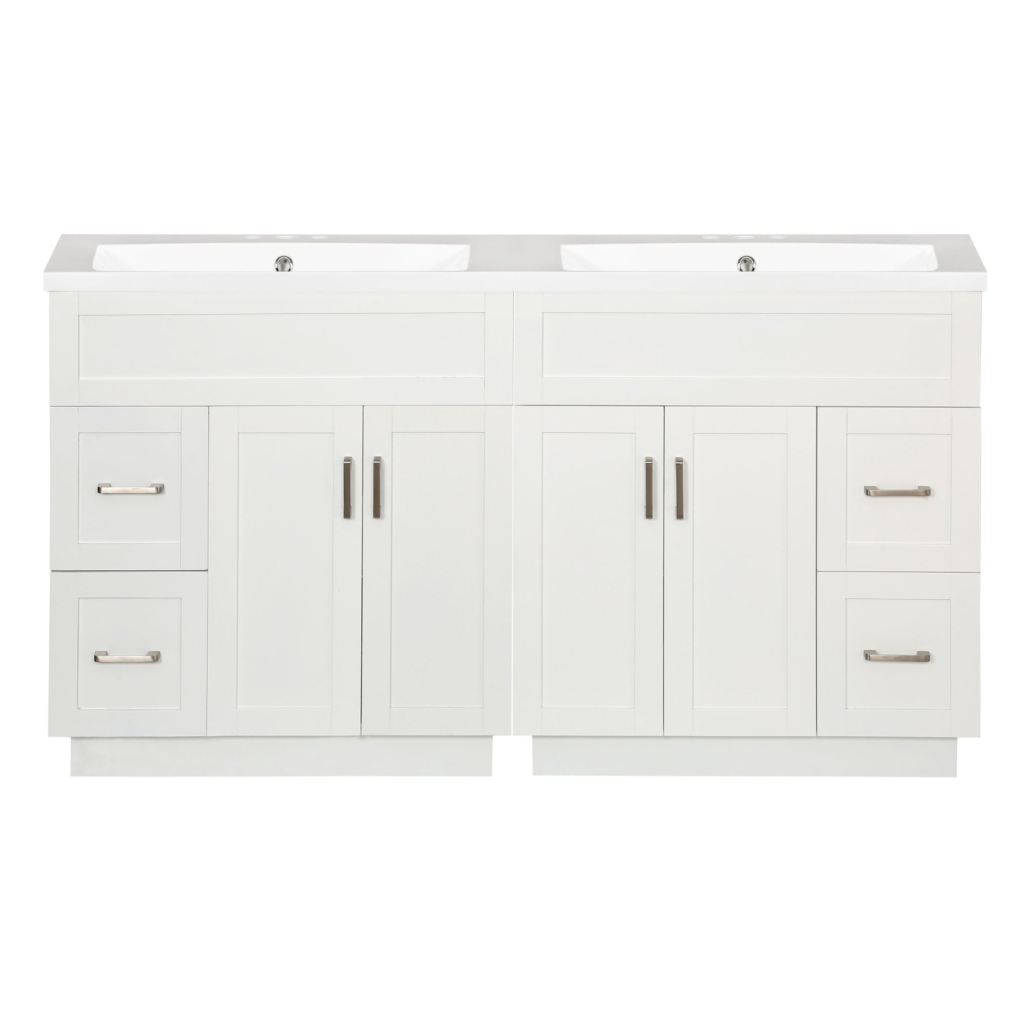 Bathroom Vanity With 2 Doors, 2 Drawers, Adjustable Shelf, Hidden Slides & Soft Close Hinges by Unique Piece Furniture