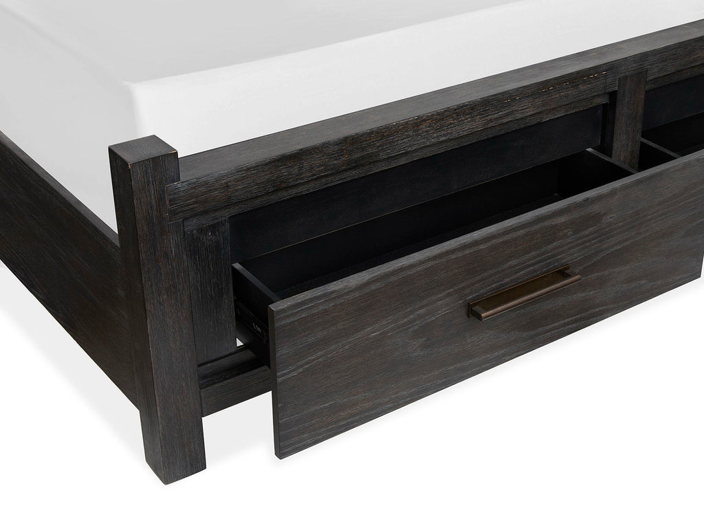 Plum Creek - Upholstered Panel Storage Bed by Unique Piece Furniture