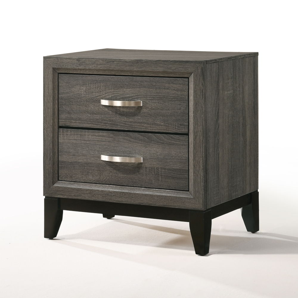 Valdemar - Nightstand - Weathered Gray by Unique Piece Furniture
