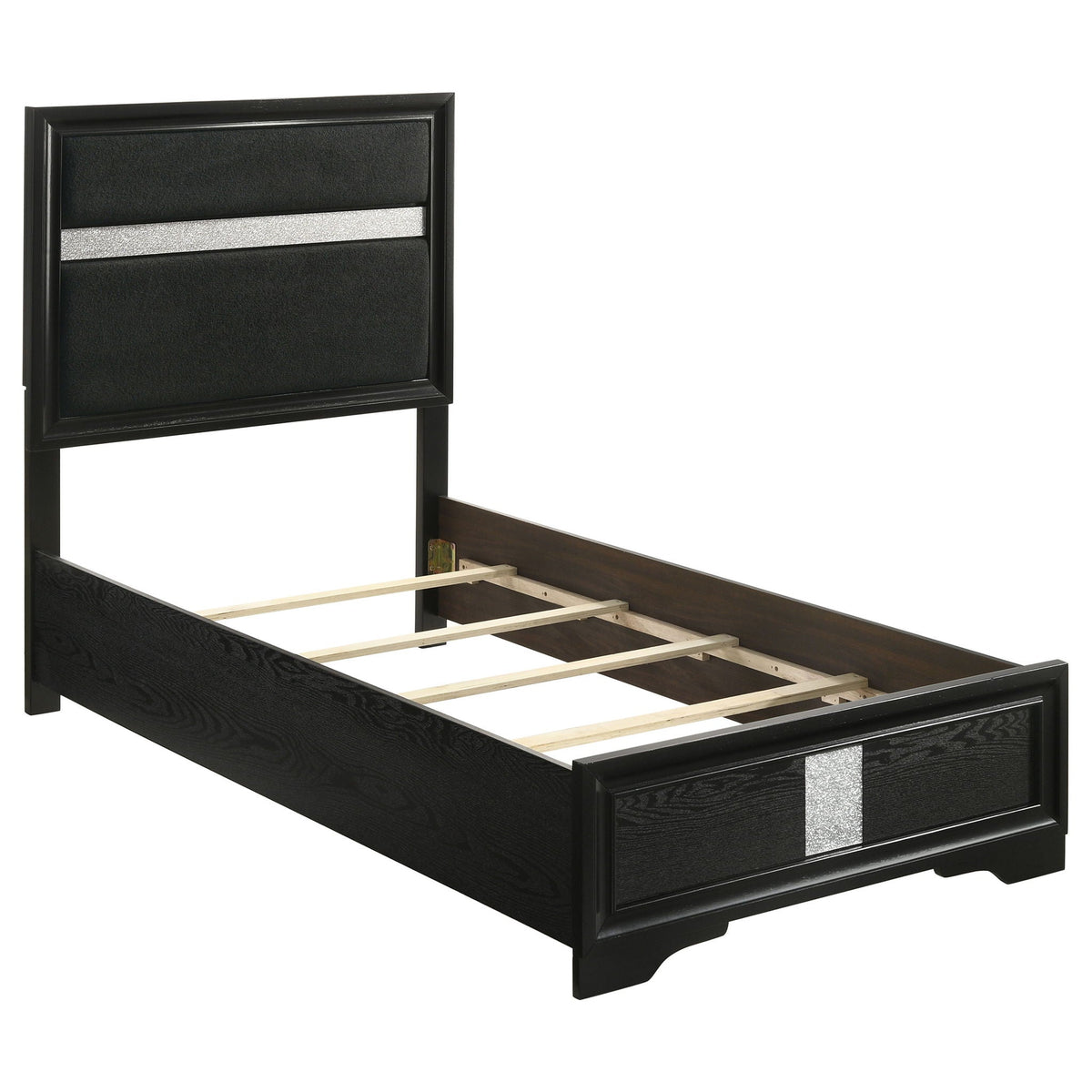 Miranda 5-piece Twin Bedroom Set Black by Unique Piece Furniture