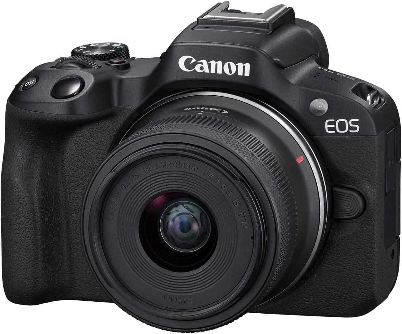 Canon EOS R50 4K Mirrorless Camera with RF-S 18-45mm f/4.5-6.3 IS STM Lens (Open-Box) by DailySale