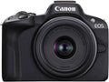 Canon EOS R50 4K Mirrorless Camera with RF-S 18-45mm f/4.5-6.3 IS STM Lens (Open-Box) by DailySale