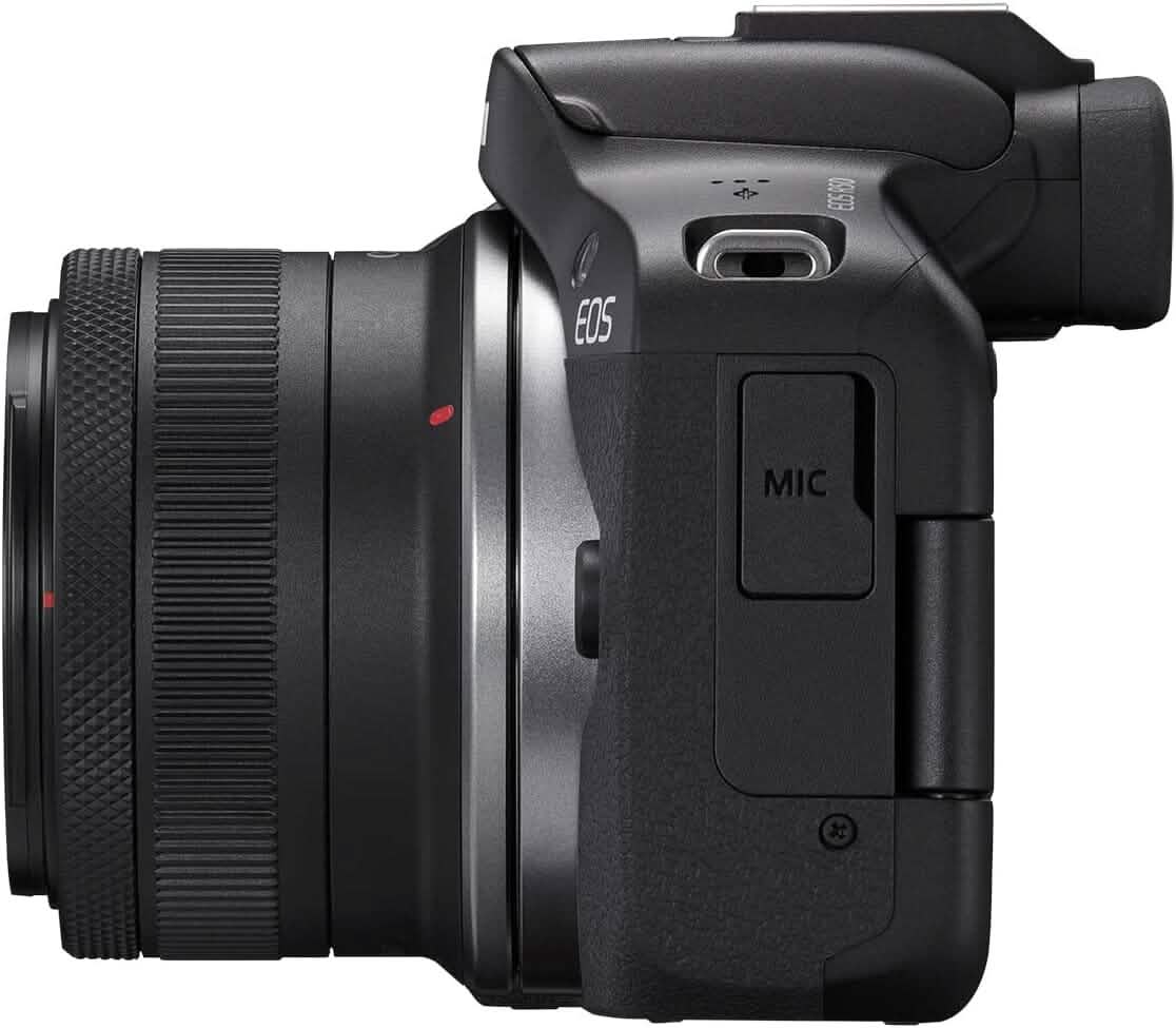 Canon EOS R50 4K Mirrorless Camera with RF-S 18-45mm f/4.5-6.3 IS STM Lens (Open-Box) by DailySale
