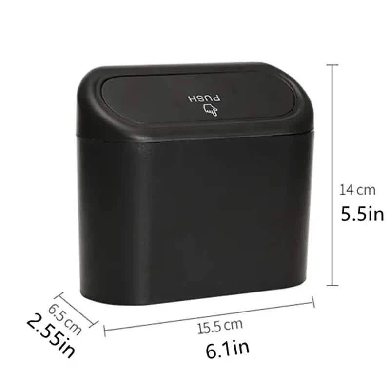 Car Trash Can with Lid Hanging Vehicle Garbage Organizer by DailySale