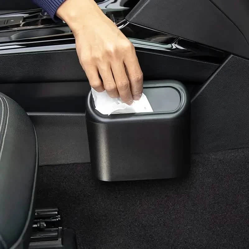 Car Trash Can with Lid Hanging Vehicle Garbage Organizer by DailySale