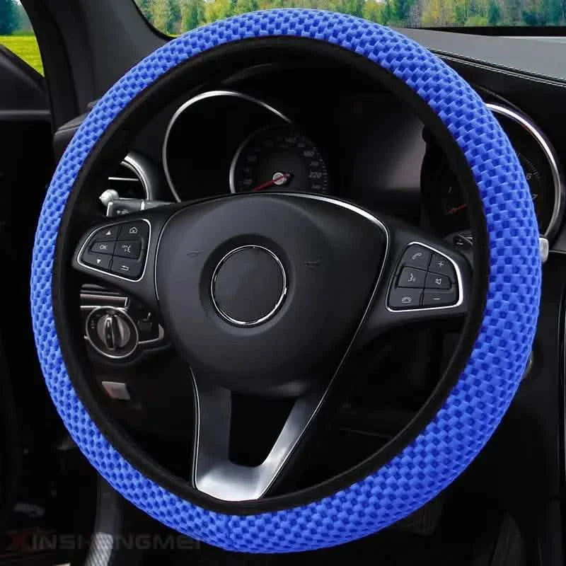 Carbon Fiber Sports Steering Wheel Cover by DailySale