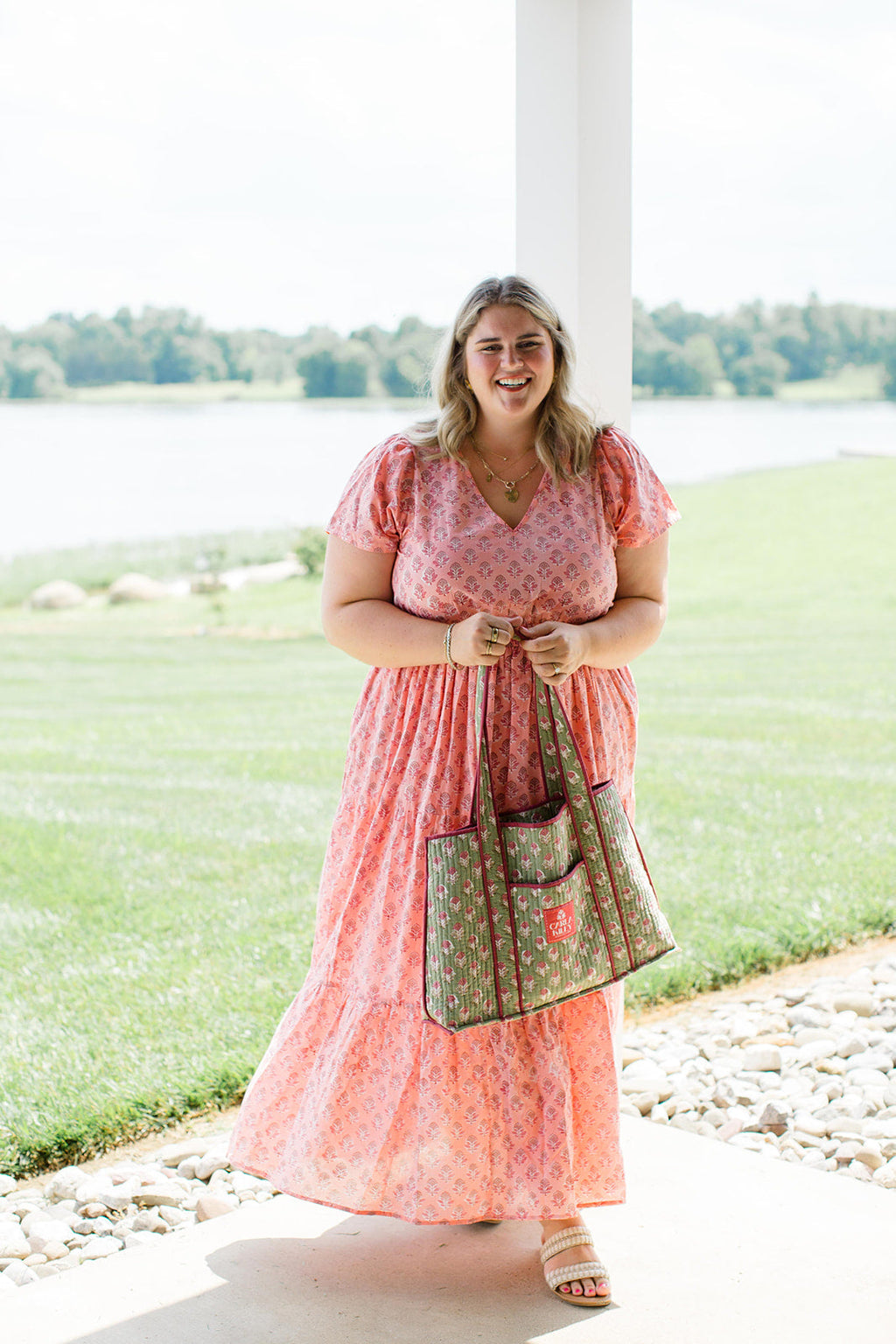 The Sarah in Peach Cobbler by Carla Kiley Collection