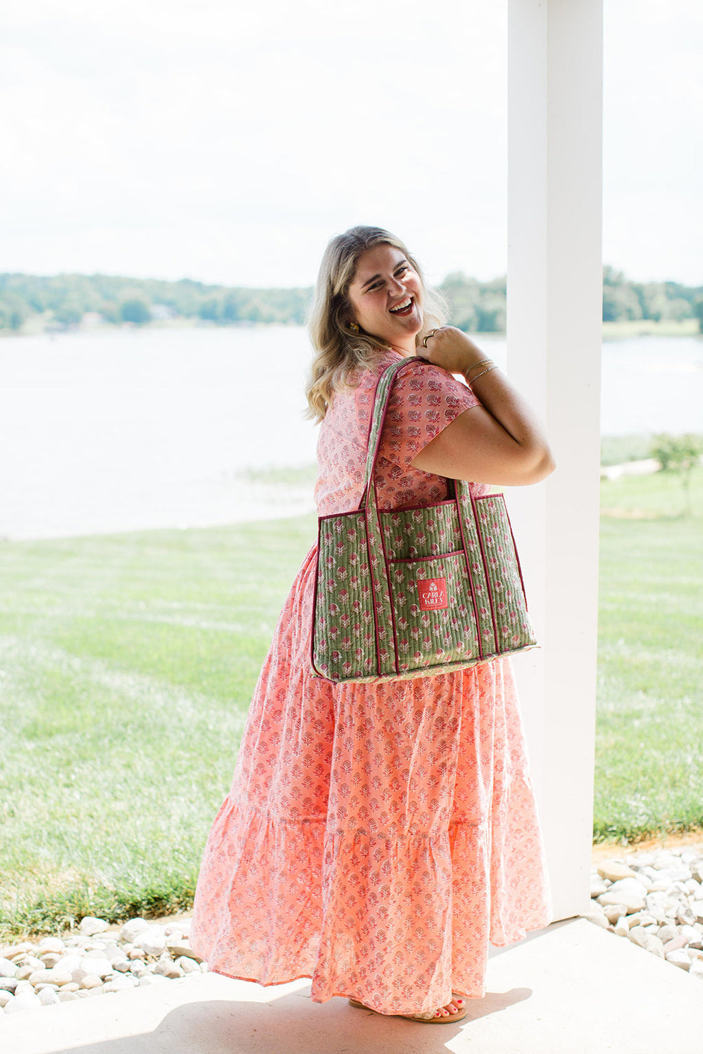 The Sarah in Peach Cobbler by Carla Kiley Collection