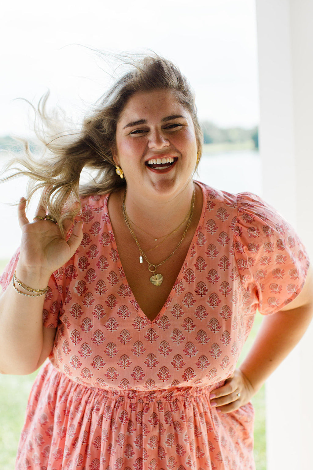 The Sarah in Peach Cobbler by Carla Kiley Collection